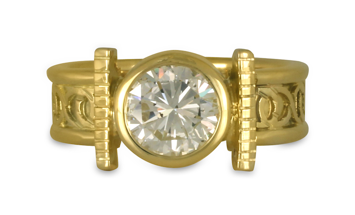 Our Open Mount diamond setting style can be modified however you like.